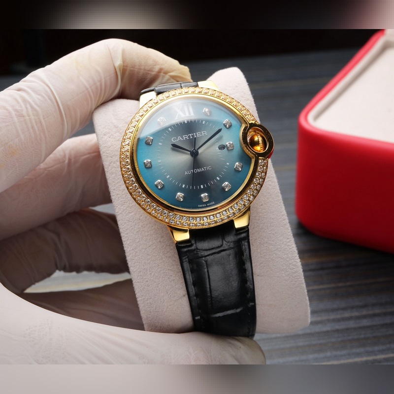 Cartier Ballon Bleu 36mm Women's Replica Watch Import Citizen Movement 6T51-4