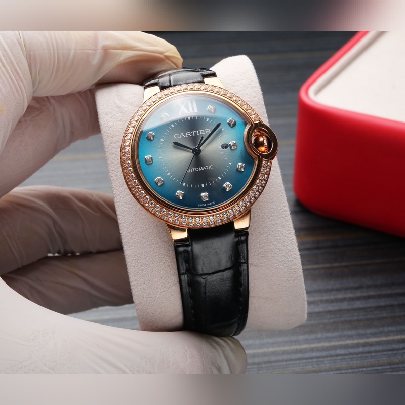 Cartier Ballon Bleu 36mm Women's Replica Watch Import Citizen Movement 6T51-5