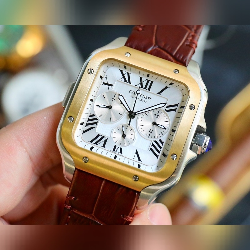 Cartier Santos WSSA0017 Automatic Replica Watch Elegant Design and Precision-8