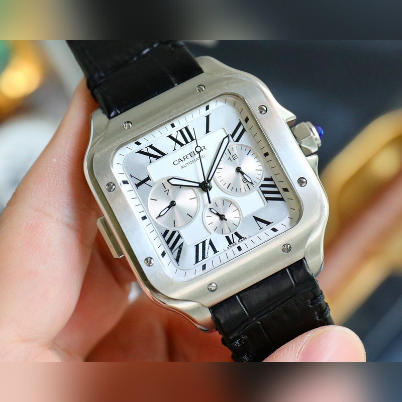 Cartier Santos WSSA0017 Automatic Replica Watch Luxury Timepiece with Precision Mechanics-2