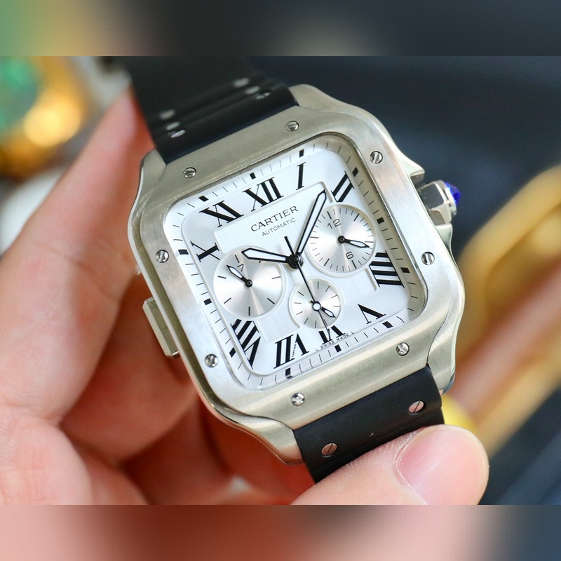 Cartier Santos WSSA0017 Automatic Replica Watch Luxury Timepiece with Precision Mechanics-3