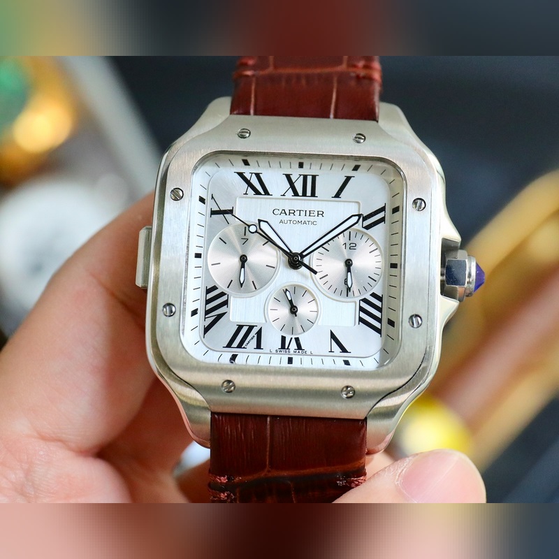 Cartier Santos WSSA0017 Automatic Replica Watch Luxury Timepiece with Precision Mechanics-4