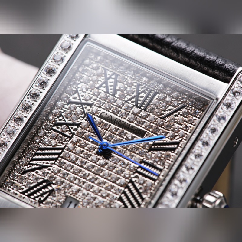 Cartier Tank Men's Replica Watch with New Citizen 8215 Automatic Movement-2