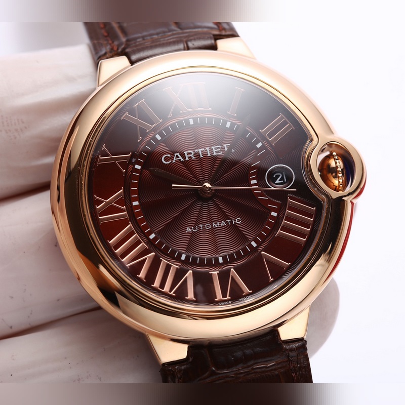 Cartier Ballon Bleu 42mm Men's Replica Watch Upgraded Premium Quality Blue Dial-1