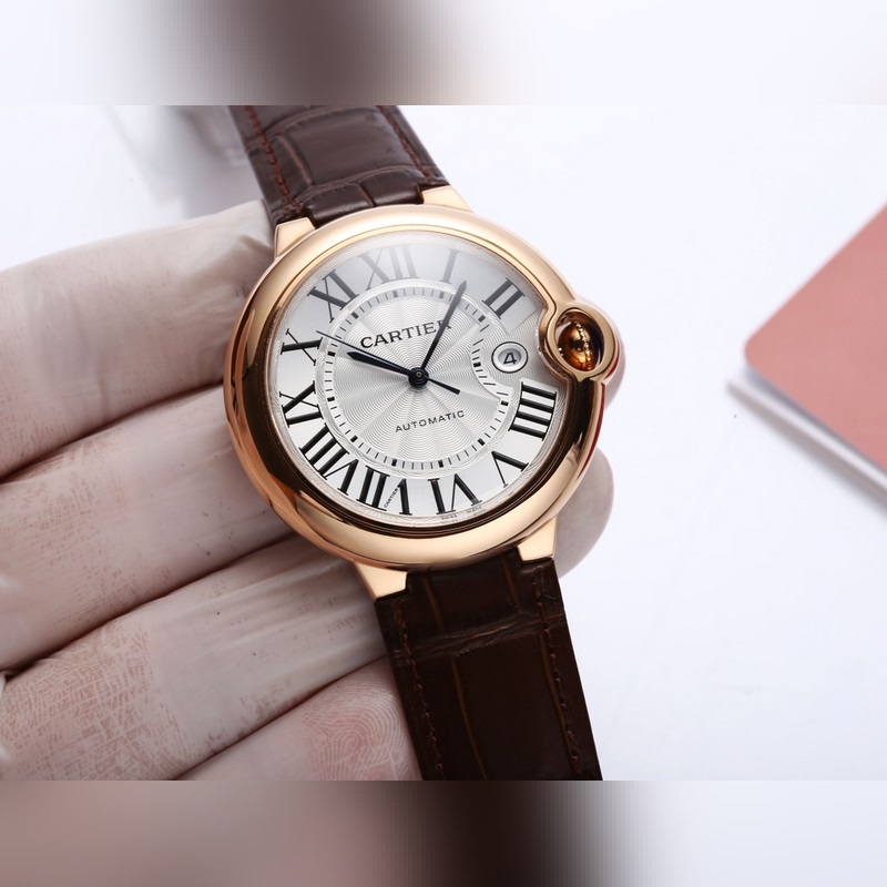 Cartier Ballon Bleu 42mm Men's Replica Watch Upgraded Premium Quality Blue Dial-4