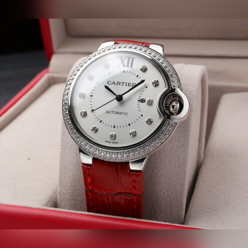 Cartier Ballon Bleu Series 36mm Unisex Replica Watch with Imported Citizen Movement-5