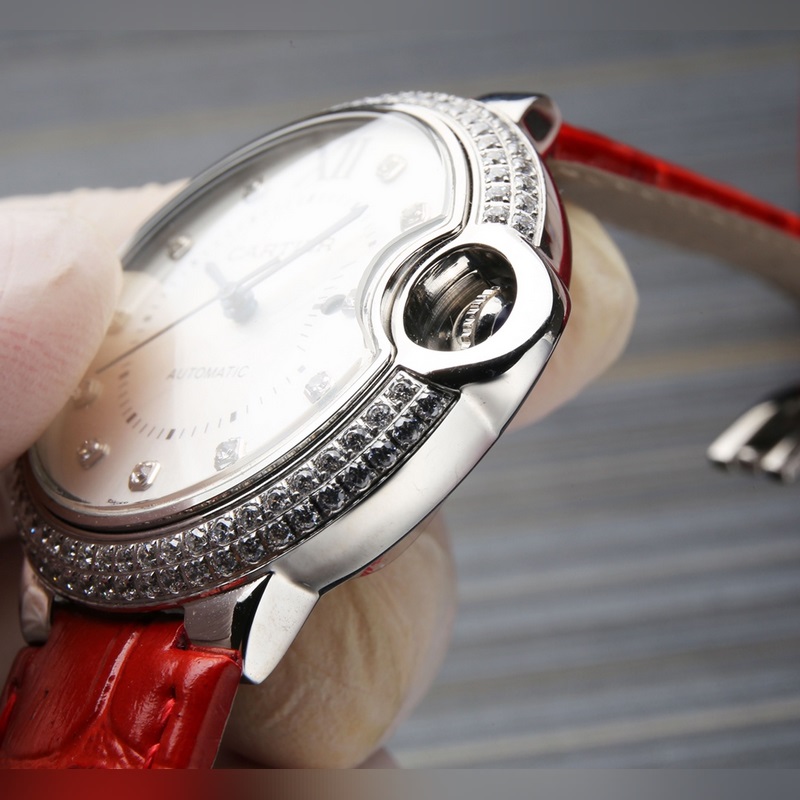 Cartier Ballon Bleu Series 36mm Unisex Replica Watch with Imported Citizen Movement-6