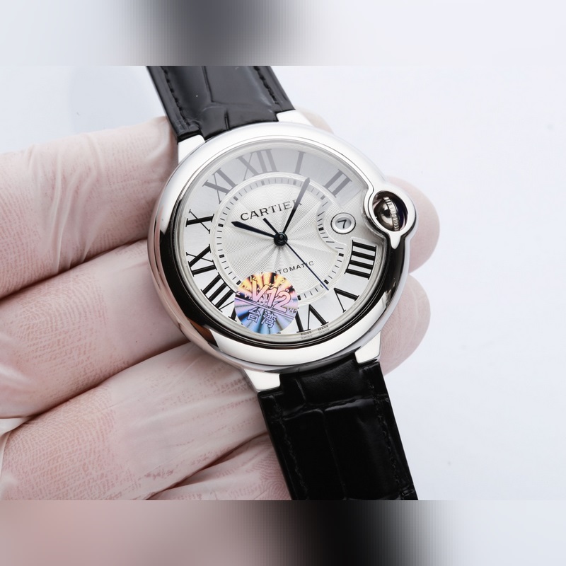 Cartier Ballon Bleu 42mm Men's Replica Watch with Original Citizen 8215 Movement-2
