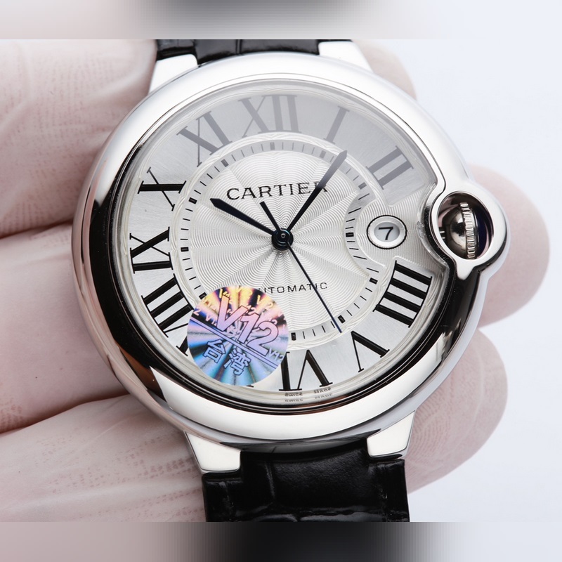 Cartier Ballon Bleu 42mm Men's Replica Watch with Original Citizen 8215 Movement-3