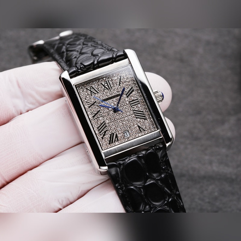 Cartier Tank Series Men's Replica Watch Automatic Citizen 8215 Movement Brand New-3