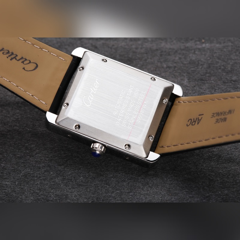 Cartier Tank Series Men's Replica Watch Automatic Citizen 8215 Movement Brand New-8