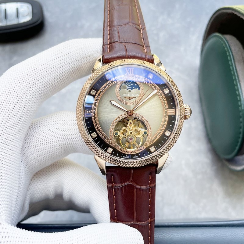 Longines Master Collection Big Tourbillon Moonphase Men's Replica Watch-6