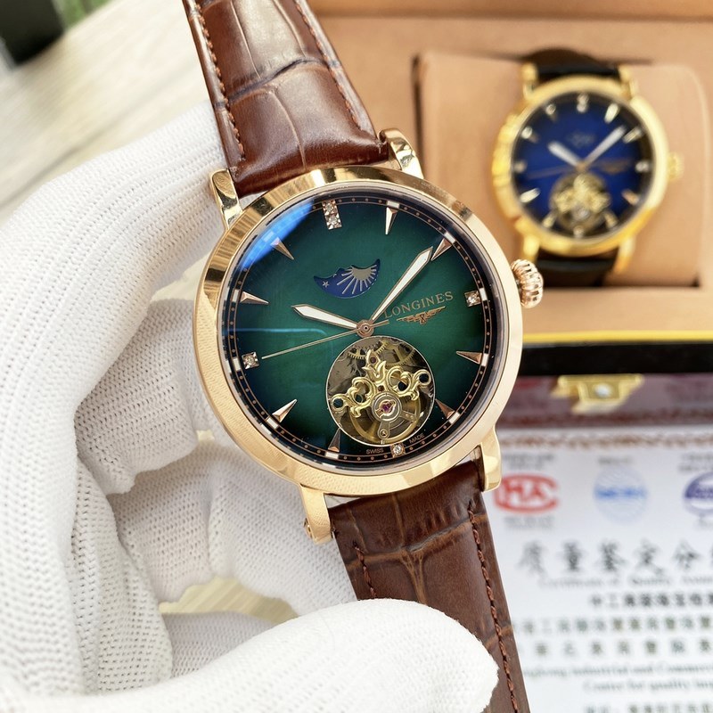 Longines Master Collection Moonphase Tourbillon Men's Replica Watch-3