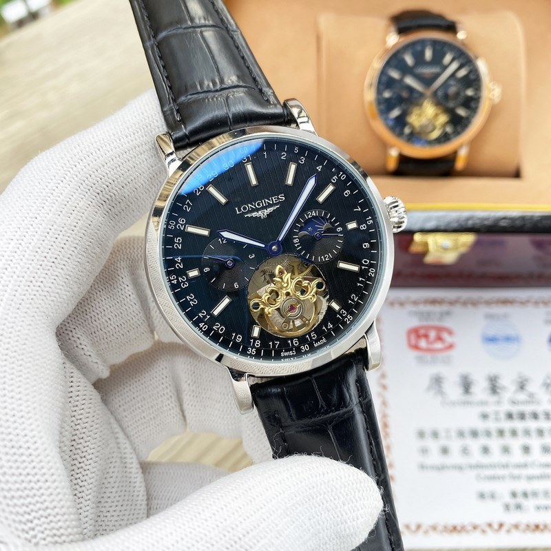 Longines Master Collection Moonphase Tourbillon Men's Replica Watch-2