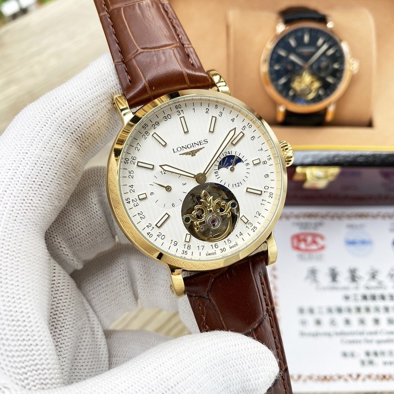 Longines Master Collection Moonphase Tourbillon Men's Replica Watch-3