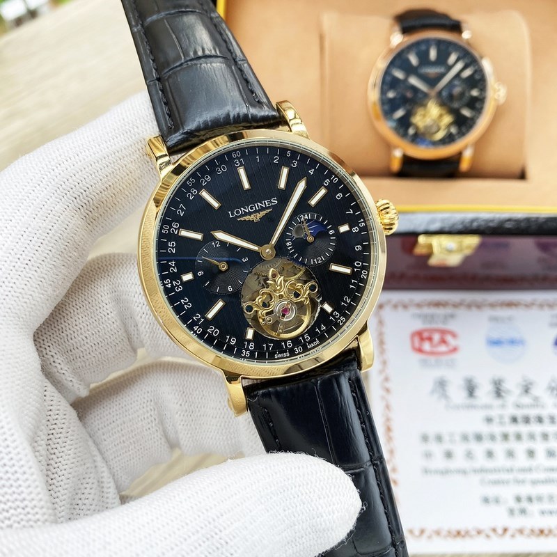 Longines Master Collection Moonphase Tourbillon Men's Replica Watch-4