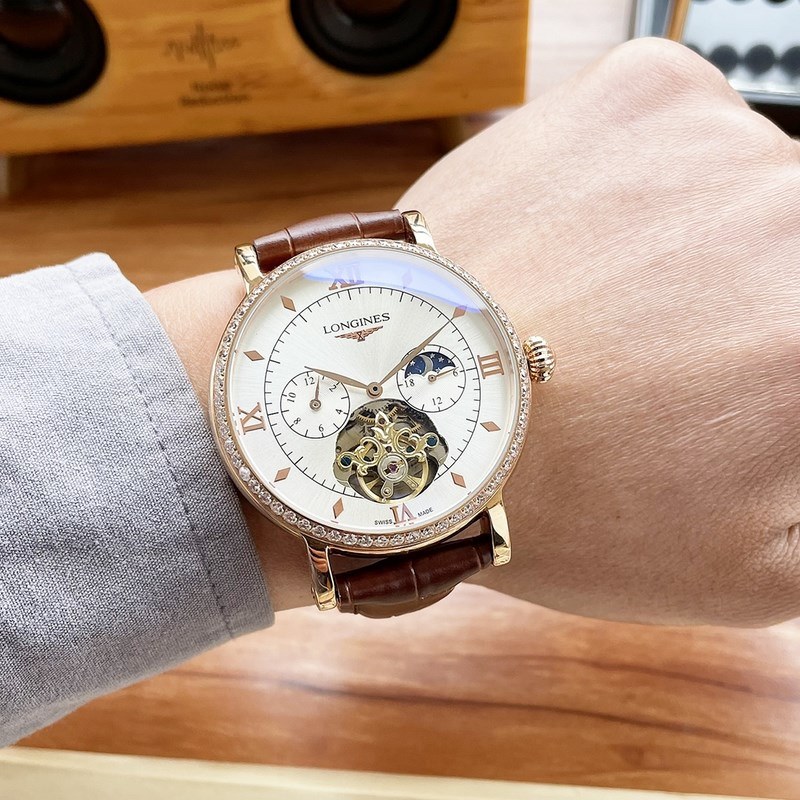 Longines Master Collection Big Tourbillon Moon Phase Men's Replica Watch-4