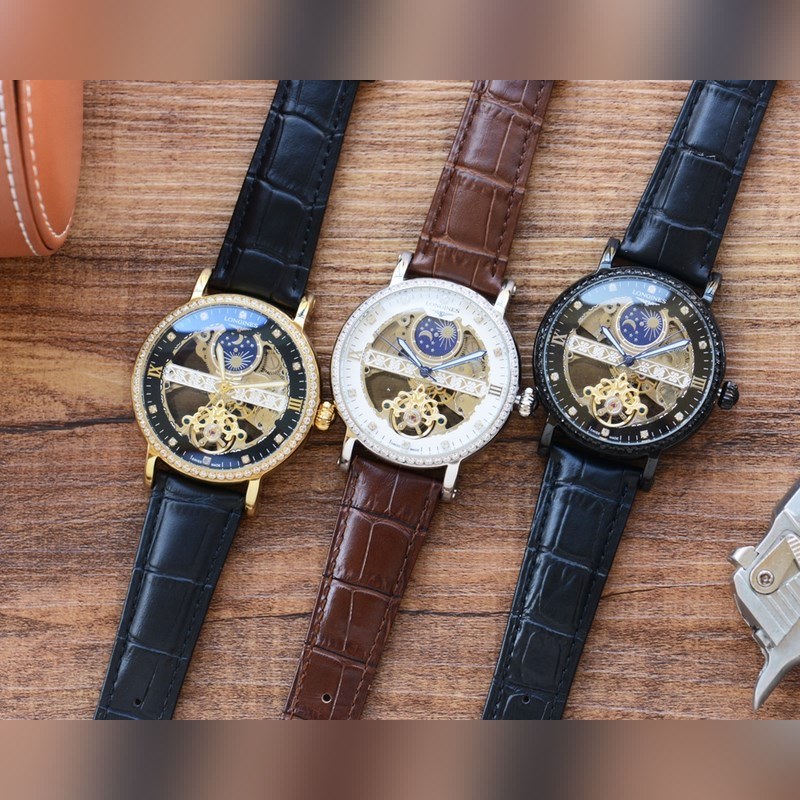 Longines Master Collection Skeleton Men's Replica Watch Luxury Timepiece-2