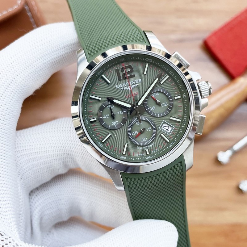 Longines Master Collection Six-Hand Chronograph Quartz Replica Watch Premium Quality-2