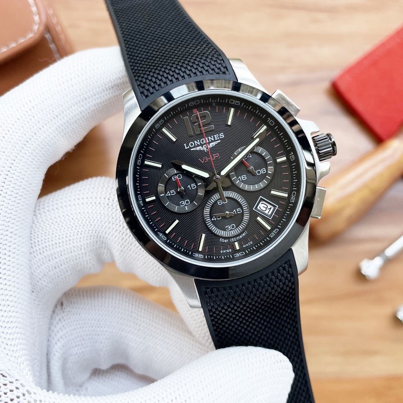 Longines Master Collection Six-Hand Chronograph Quartz Replica Watch Premium Quality-7