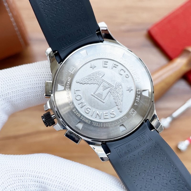 Longines Master Collection Six-Hand Chronograph Quartz Replica Watch Premium Quality-8