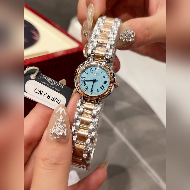 Longines Conquest Classic 26.5mm Moonphase Replica Watch Elegant Design-2