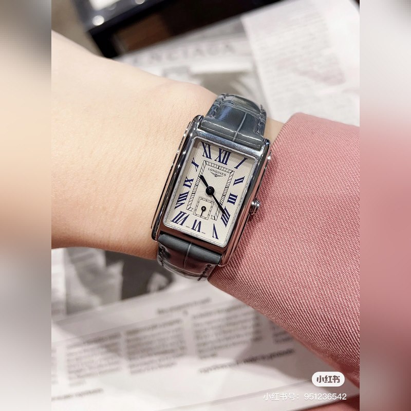 Longines DolceVita Misty Gray Replica Watch Elegant and Versatile Design-4