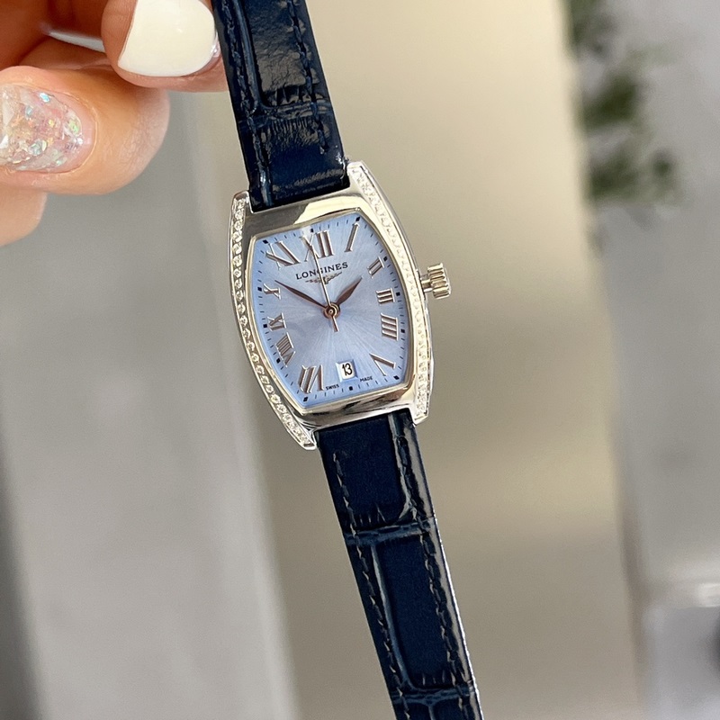 Longines Master Collection L2.155.4.71.5 Blue Dial Barrel-Shaped Stainless Steel Replica Watch-1