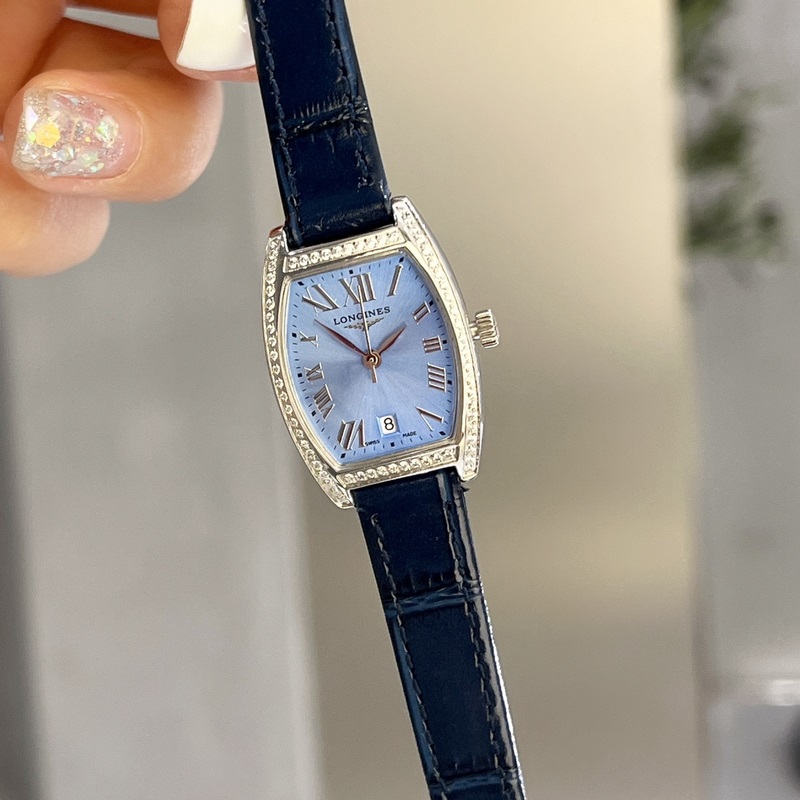 Longines Master Collection L2.155.4.71.5 Blue Dial Barrel-Shaped Stainless Steel Replica Watch-3