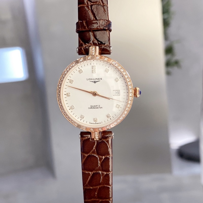 Longines Master Collection 1949 Ultra-Thin Elegant Gold Replica Watch-1