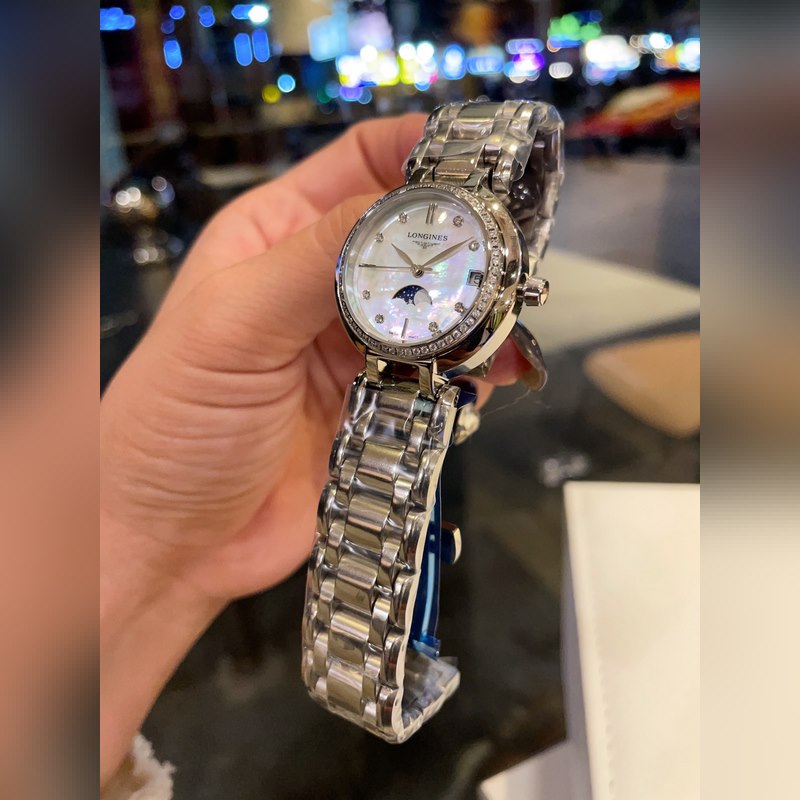 Longines Heart Moon Series Quartz Replica Watch for Women Elegant Simple Design-2