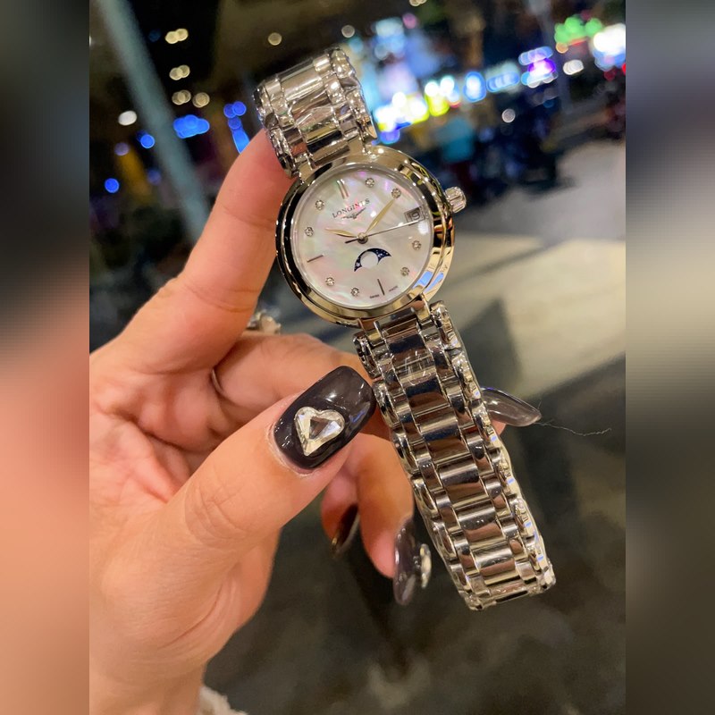 Longines Heart Moon Series Quartz Women's Replica Watch Minimalist Elegant Timepiece-1