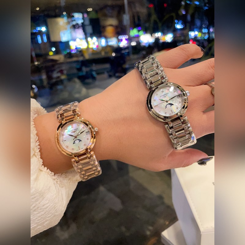 Longines Heart Moon Series Quartz Women's Replica Watch Minimalist Elegant Timepiece-7