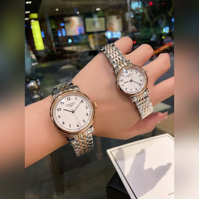 Longines Couple Replica Watch Elegant Vintage Design with Delicate Dial Details-7