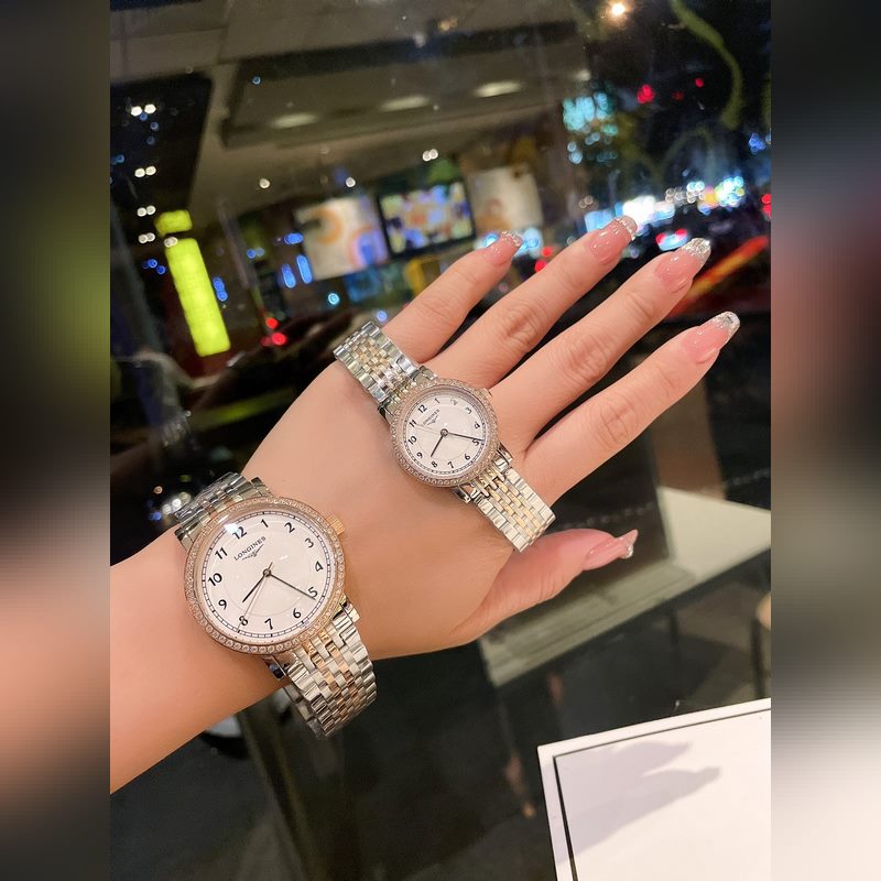 Longines Couple Replica Watch Elegant Vintage Design with Delicate Detailing-8
