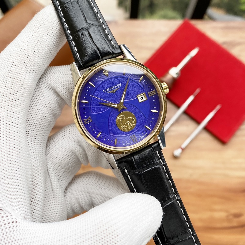 Longines Classic Men's Replica Watch Elegant Big Three Hands Design Superior Quality-2