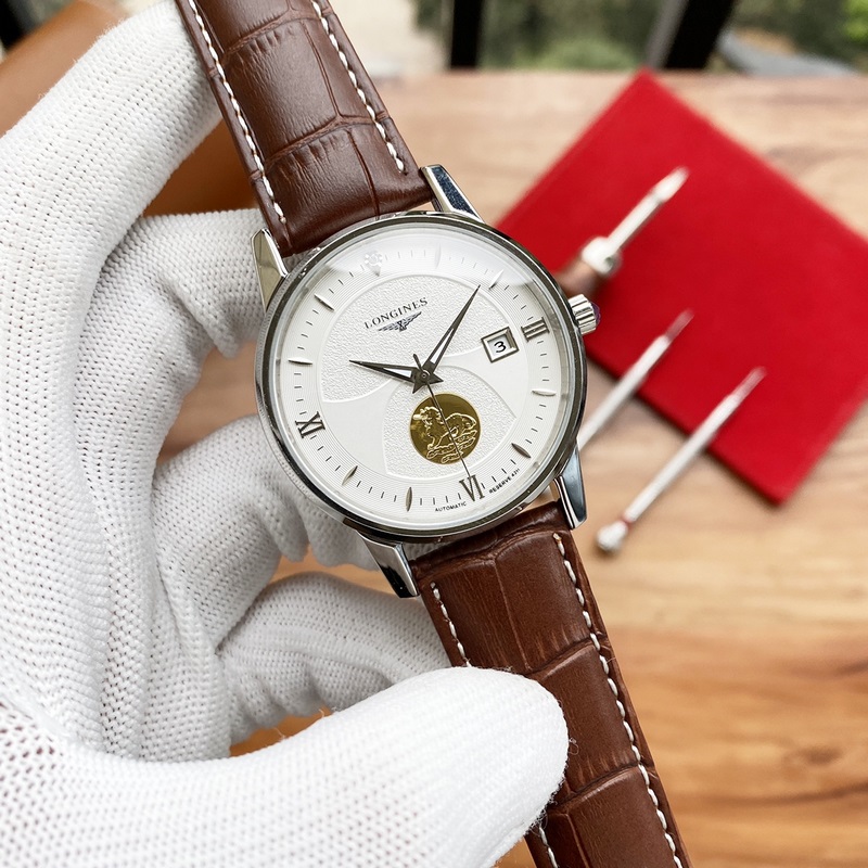 Longines Classic Men's Replica Watch Elegant Big Three Hands Design Superior Quality-3