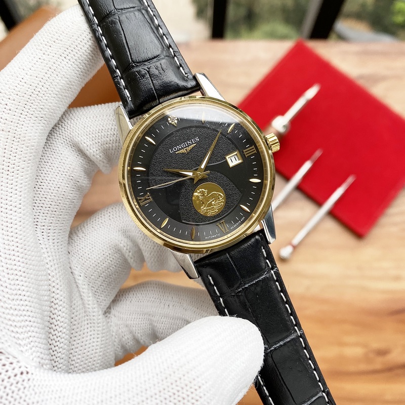 Longines Classic Men's Replica Watch Elegant Big Three Hands Design Superior Quality-4