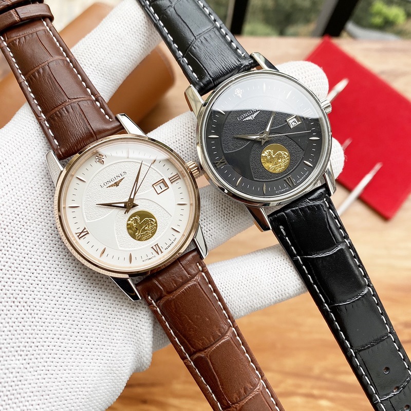 Longines Classic Men's Replica Watch Elegant Big Three Hands Design Superior Quality-5