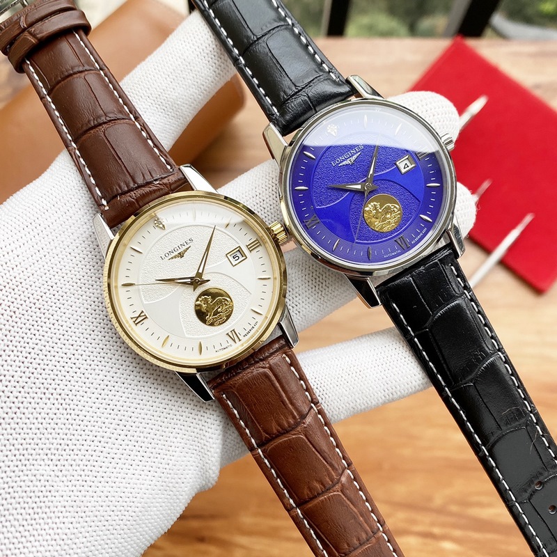 Longines Classic Men's Replica Watch Elegant Big Three Hands Design Superior Quality-6