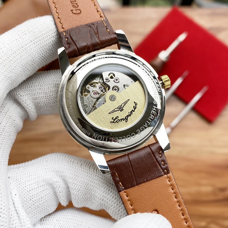 Longines Classic Men's Replica Watch Elegant Big Three Hands Design Superior Quality-7