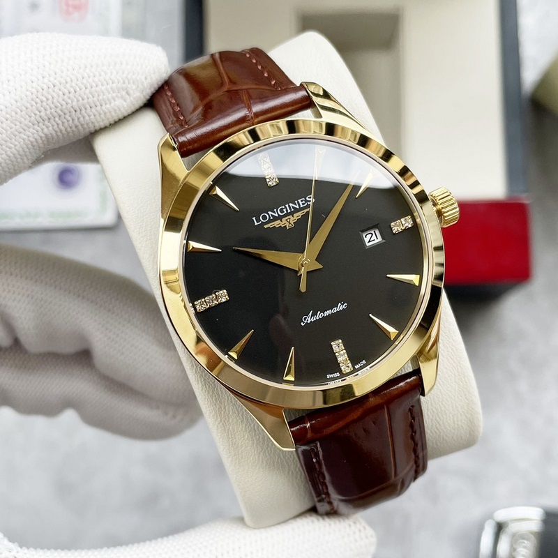 Longines Classic Men's Replica Watch Elegant Big Three Hands Design Superior Quality-2