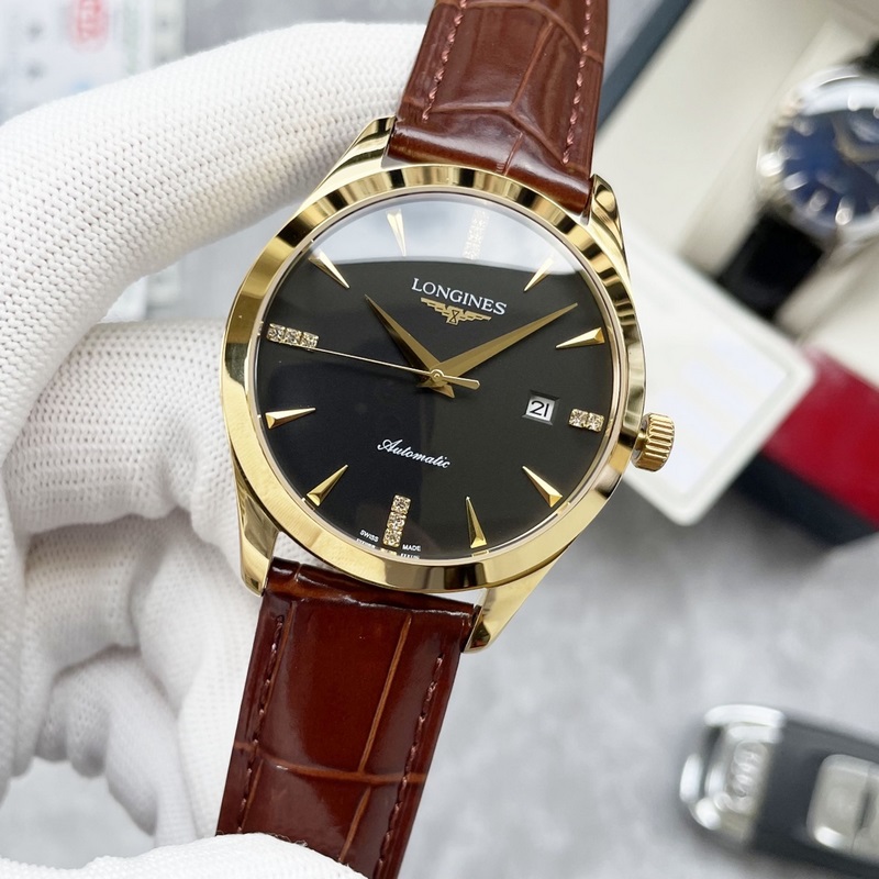 Longines Classic Men's Replica Watch Elegant Big Three Hands Design Superior Quality-4