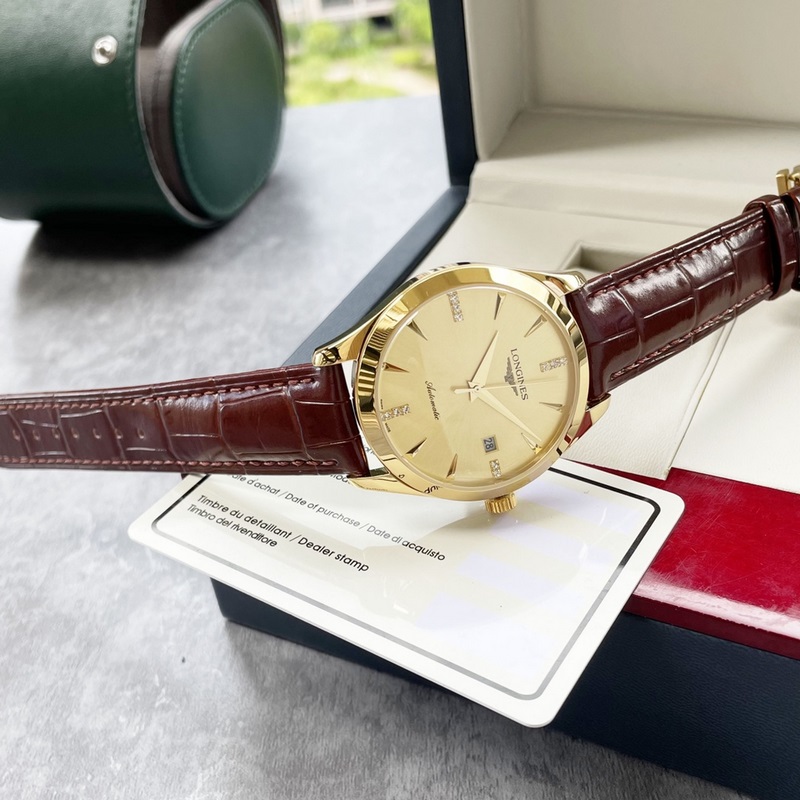 Longines Classic Men's Replica Watch Elegant Big Three Hands Design Superior Quality-5