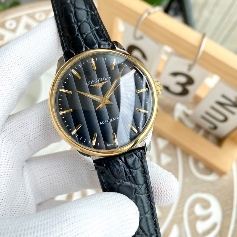 Longines Classic Men's Replica Watch Elegant Big Three Hands Design Premium Quality-3