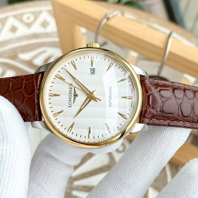 Longines Classic Men's Replica Watch Elegant Big Three Hands Design Premium Quality-5