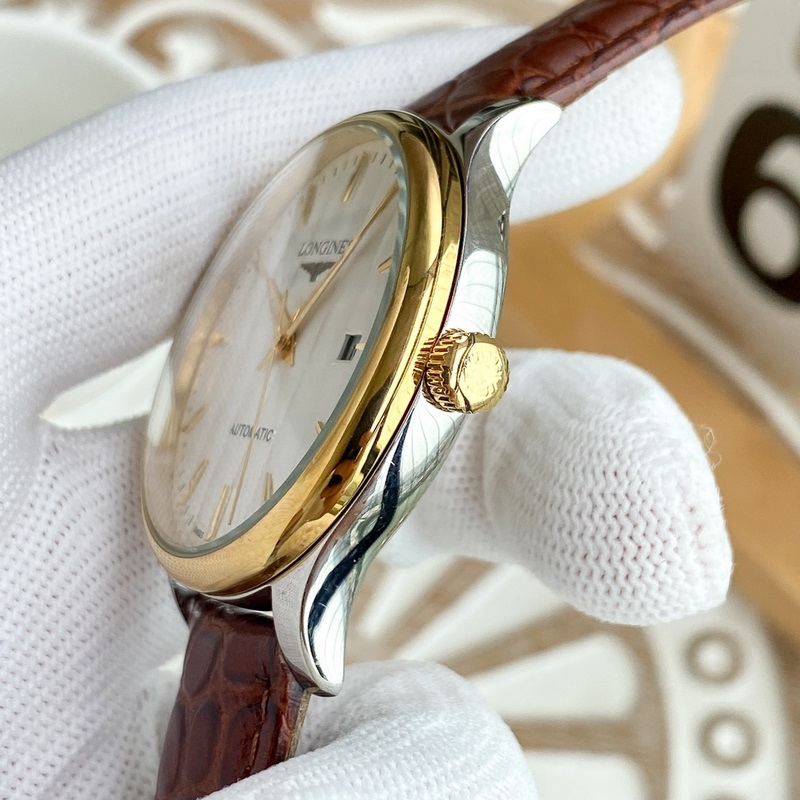 Longines Classic Men's Replica Watch Elegant Big Three Hands Design Premium Quality-6