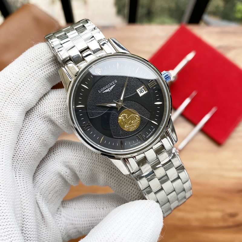Longines Classic Men's Replica Watch Elegant Big Three Hands Design Superior Quality-4