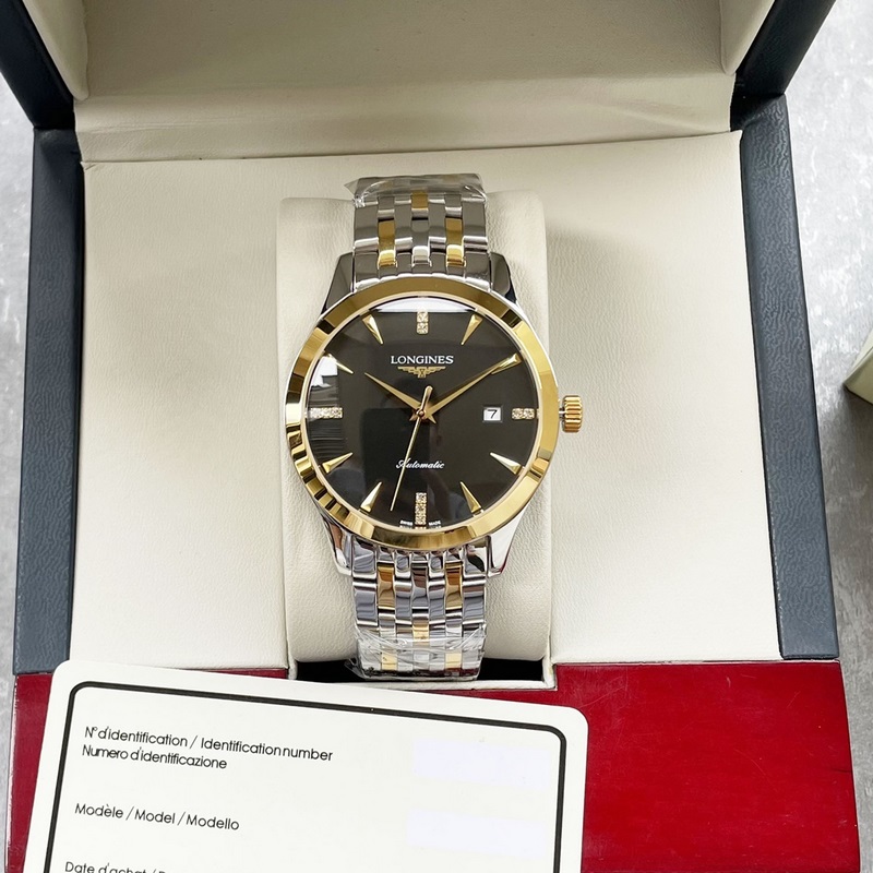 Longines Men's Replica Watch Classic Three-Hand Design Elegant Quality-1