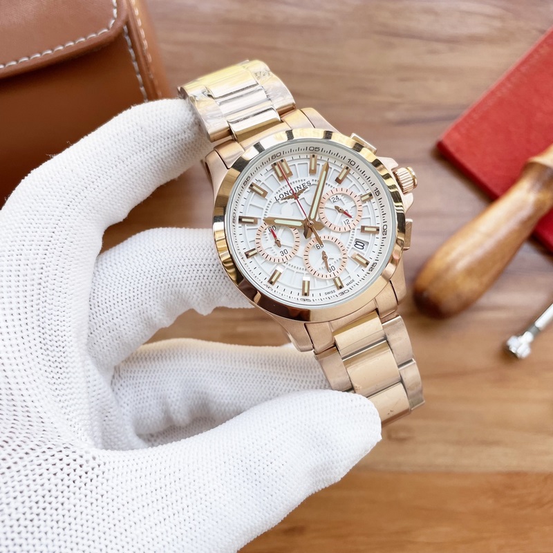 Longines Master Collection VK63 Chronograph Quartz Replica Watch with Sapphire Crystal-6